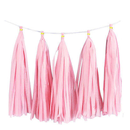 Light Pink Paper Tassel
