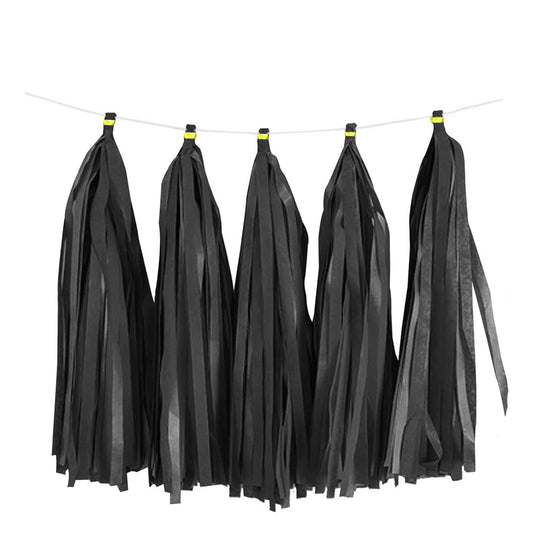 Black Paper Tassel