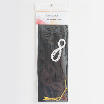 Black Paper Tassel