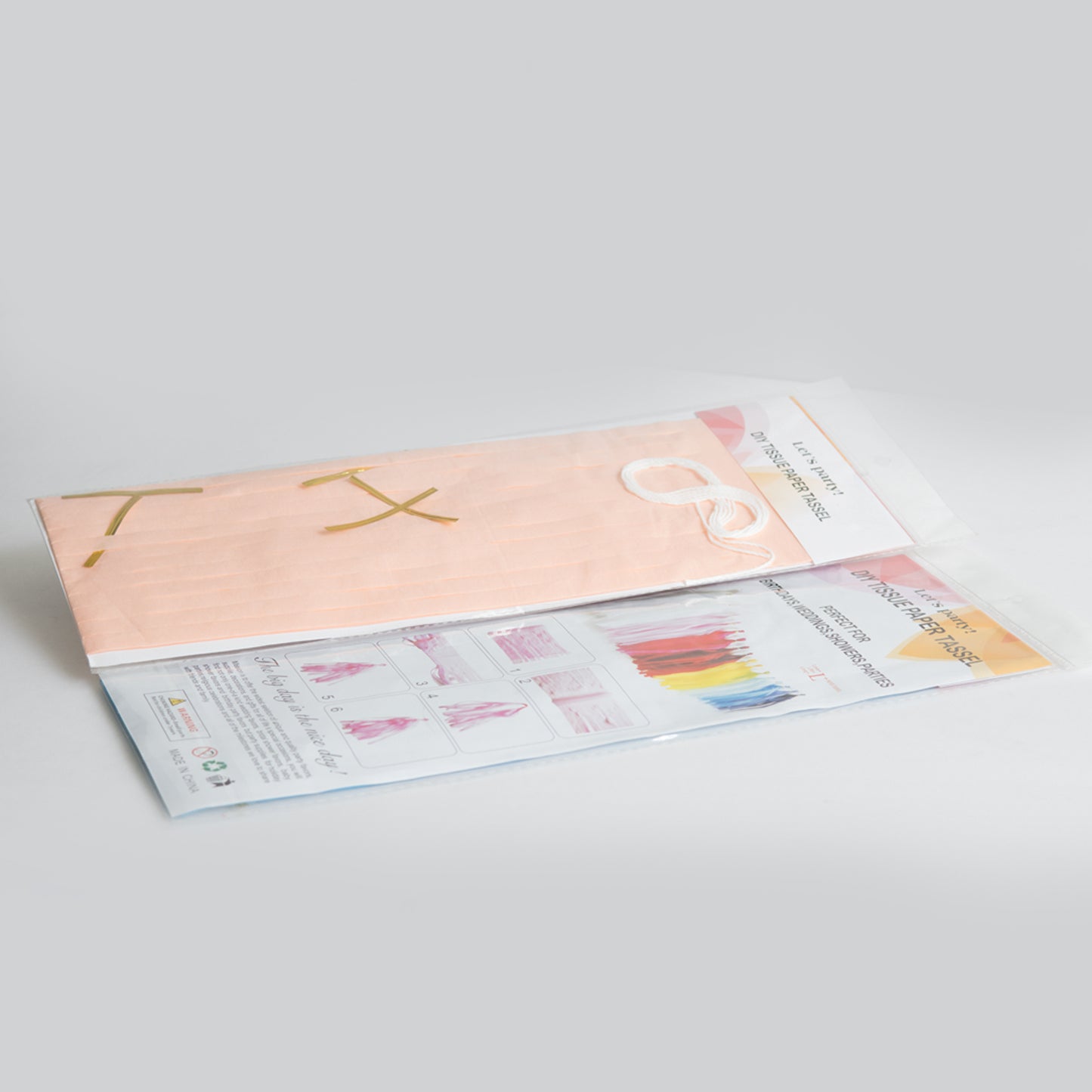 Peach Paper Tassel