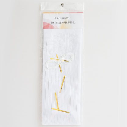 White Paper Tassel
