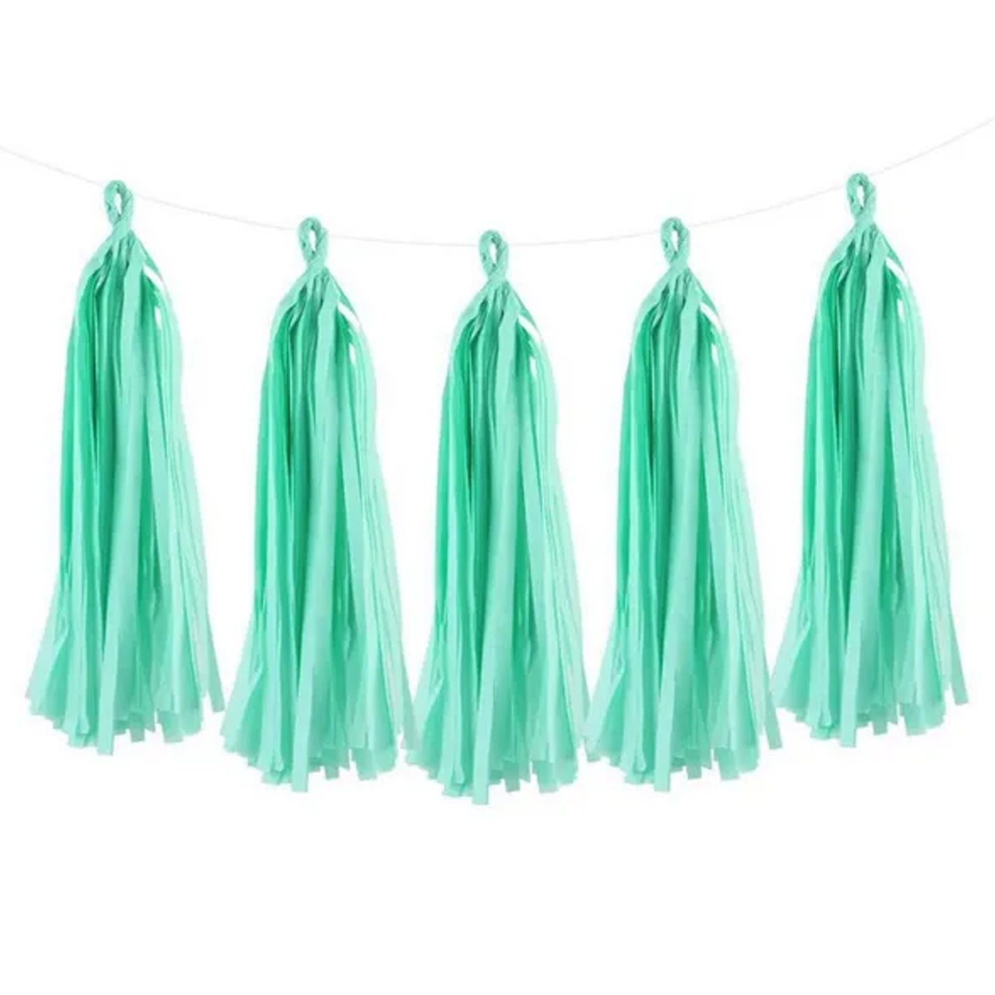 Mint Green Paper Tassel
