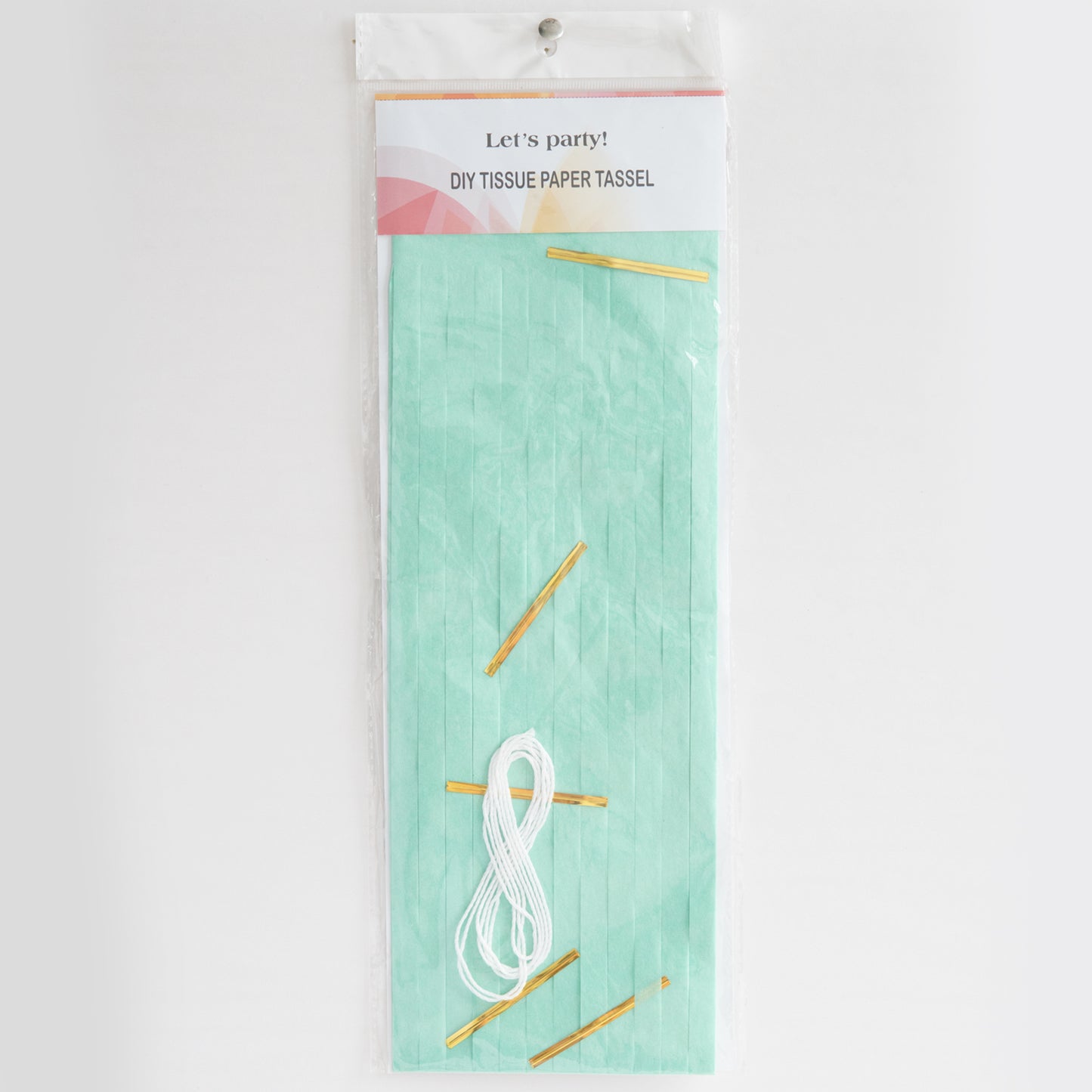 Mint Green Paper Tassel