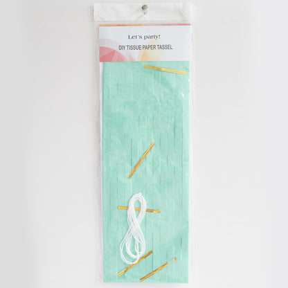 Mint Green Paper Tassel