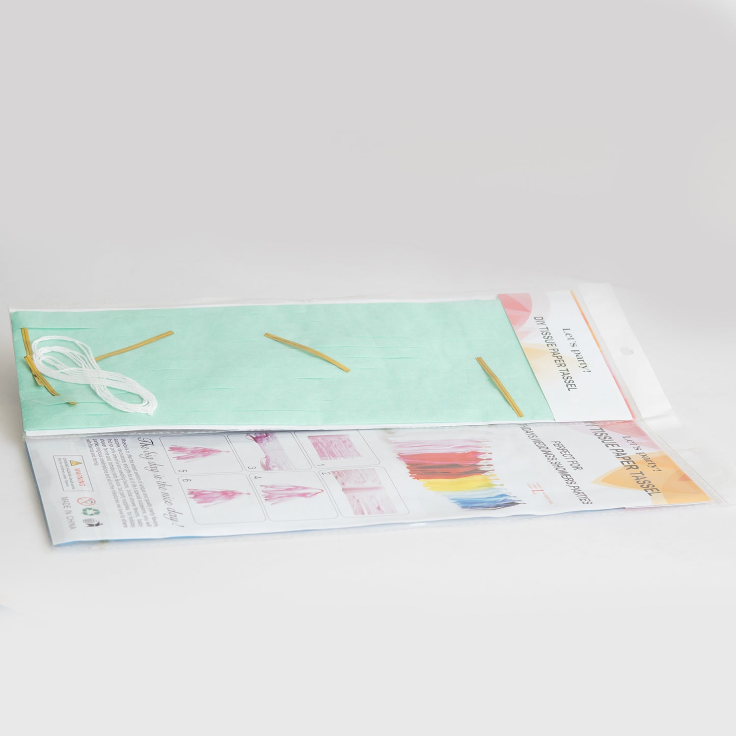 Mint Green Paper Tassel
