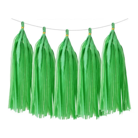 Green Paper Tassel