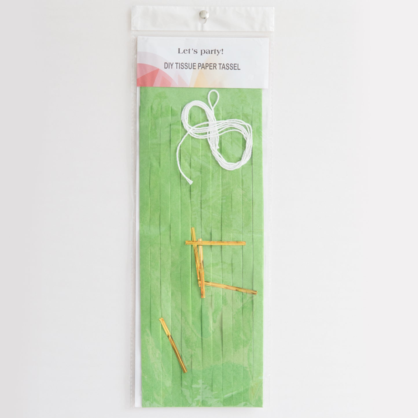 Green Paper Tassel