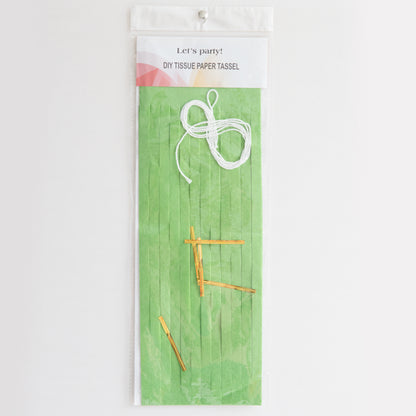 Green Paper Tassel