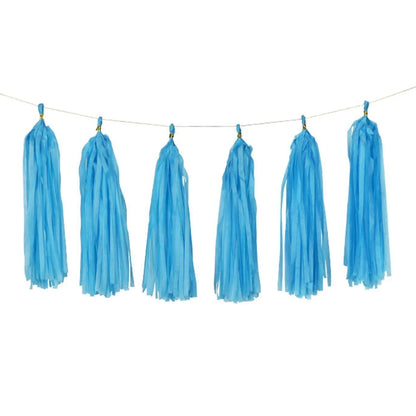 Blue Paper Tassel