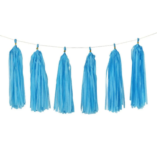 Blue Paper Tassel