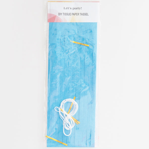 Blue Paper Tassel