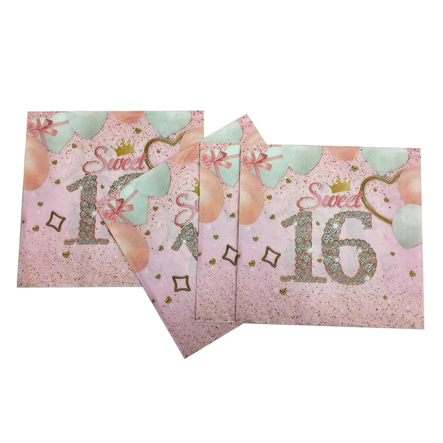 Sweet 16th Napkins