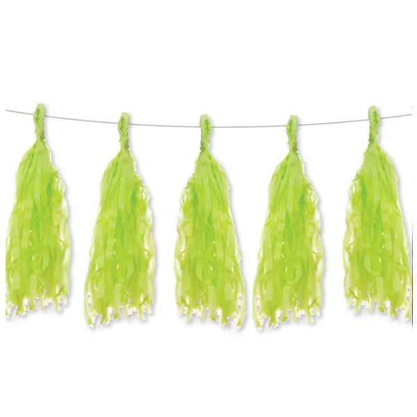 Olive Green Paper Tassel