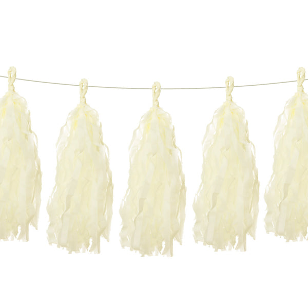 Off White Paper Tassel