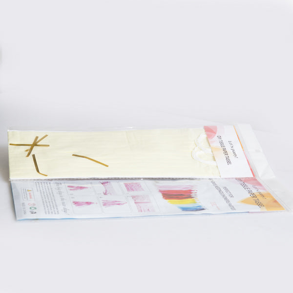 Off White Paper Tassel