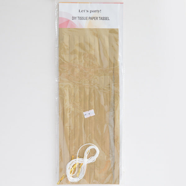 Old Gold Paper Tassel