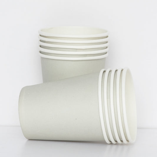Grey Paper Cups