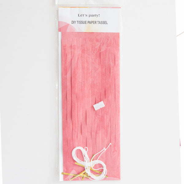 Dusty Rose Paper Tassel