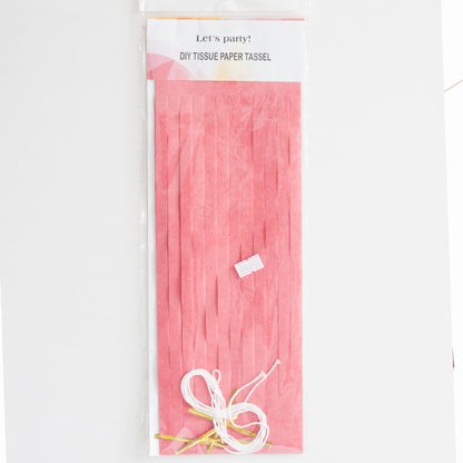 Dusty Rose Paper Tassel