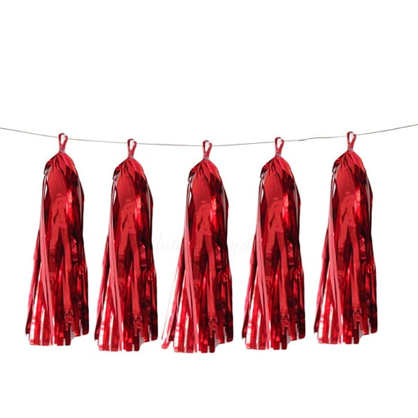 Red Foil Tassel