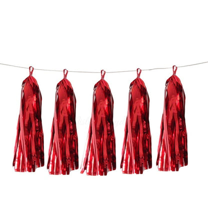 Red Foil Tassel