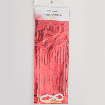 Red Foil Tassel