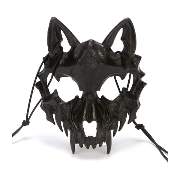 Wolf Demon Mask - Black