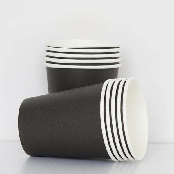 Black Paper Cups