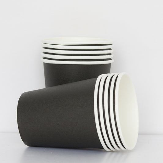 Black Paper Cups
