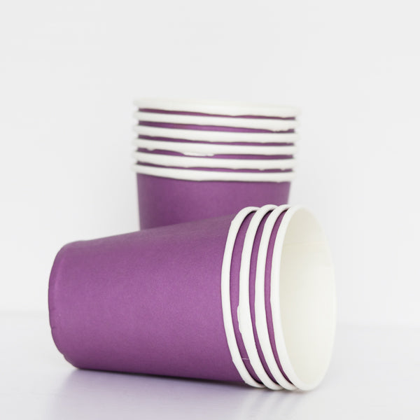 Levender Purple Paper Cups