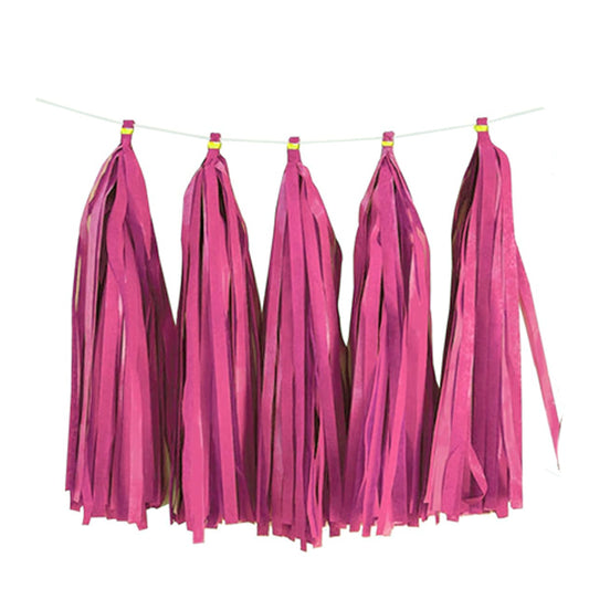 Plum Paper Tassel