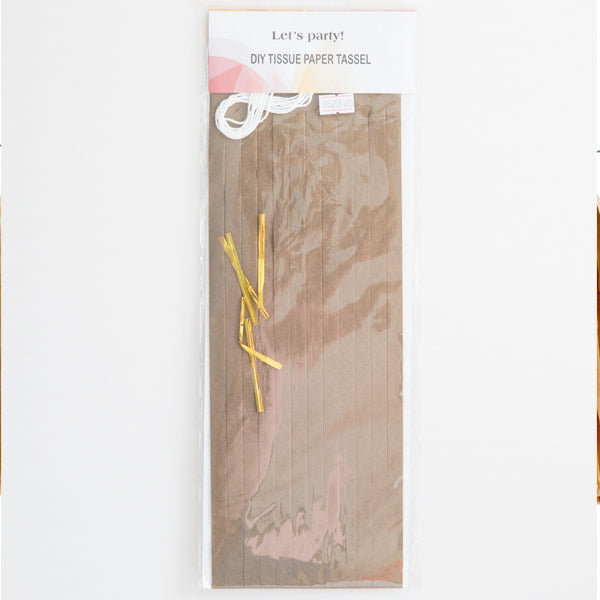 Dark Blonde Paper Tassel
