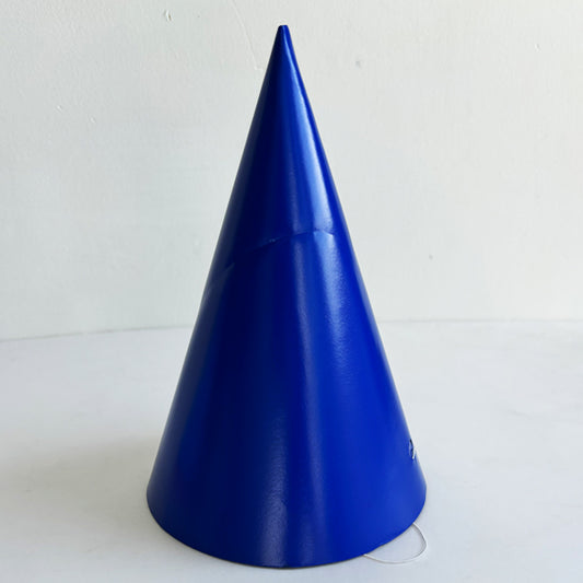Dark Blue Party Cone Hats