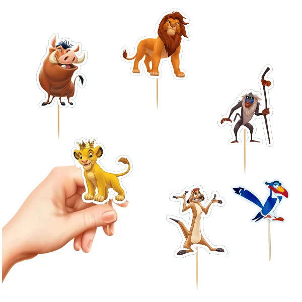 Lion King / Guard Theme Cupcake Toppers