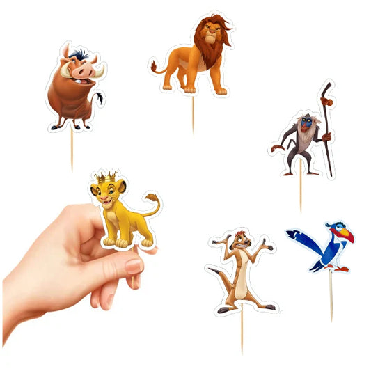 Lion King / Guard Theme Cupcake Toppers
