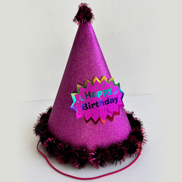 Happy Birthday Hot Pink Hat