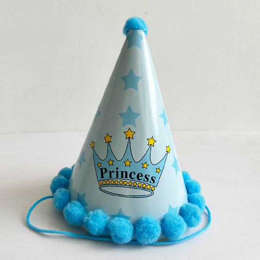 Happy Birthday Princess Blue Star Hat