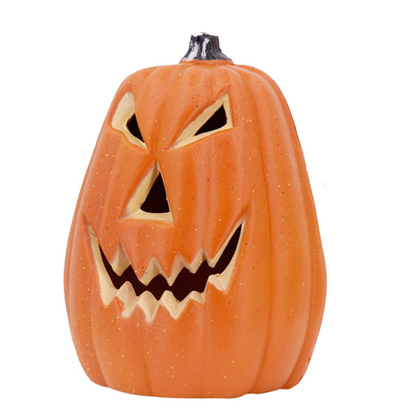 LED Pumpkin - 16 x 12cm (Warm White)
