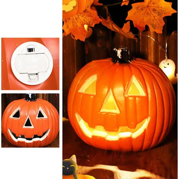 LED Pumpkin - 20*16*18cm  (Warm White)