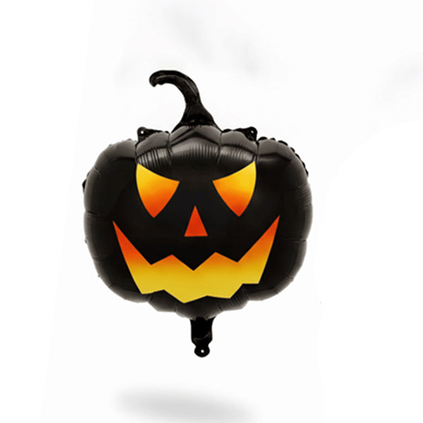 Pumpkin Face Foil Balloon