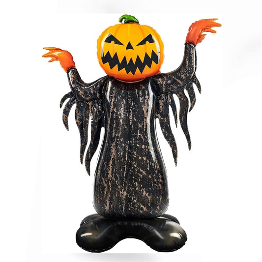 Pumpkin Man Foil Balloon