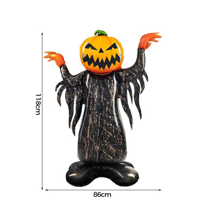 Pumpkin Man Foil Balloon