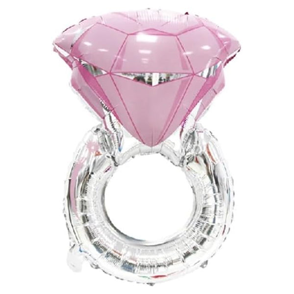 Foil Ring Silver & Pink