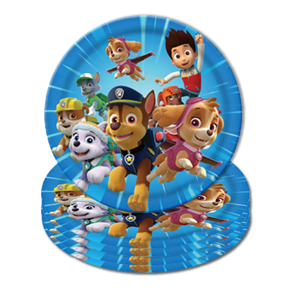 Paw Patrol Theme Paper Plates