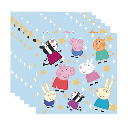 Peppa Pig Theme Paper Napkins