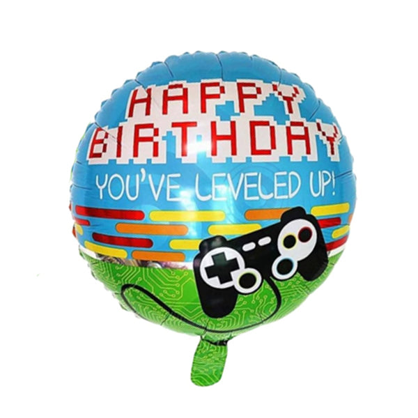 Happy Birthday Game On Foil Balloon