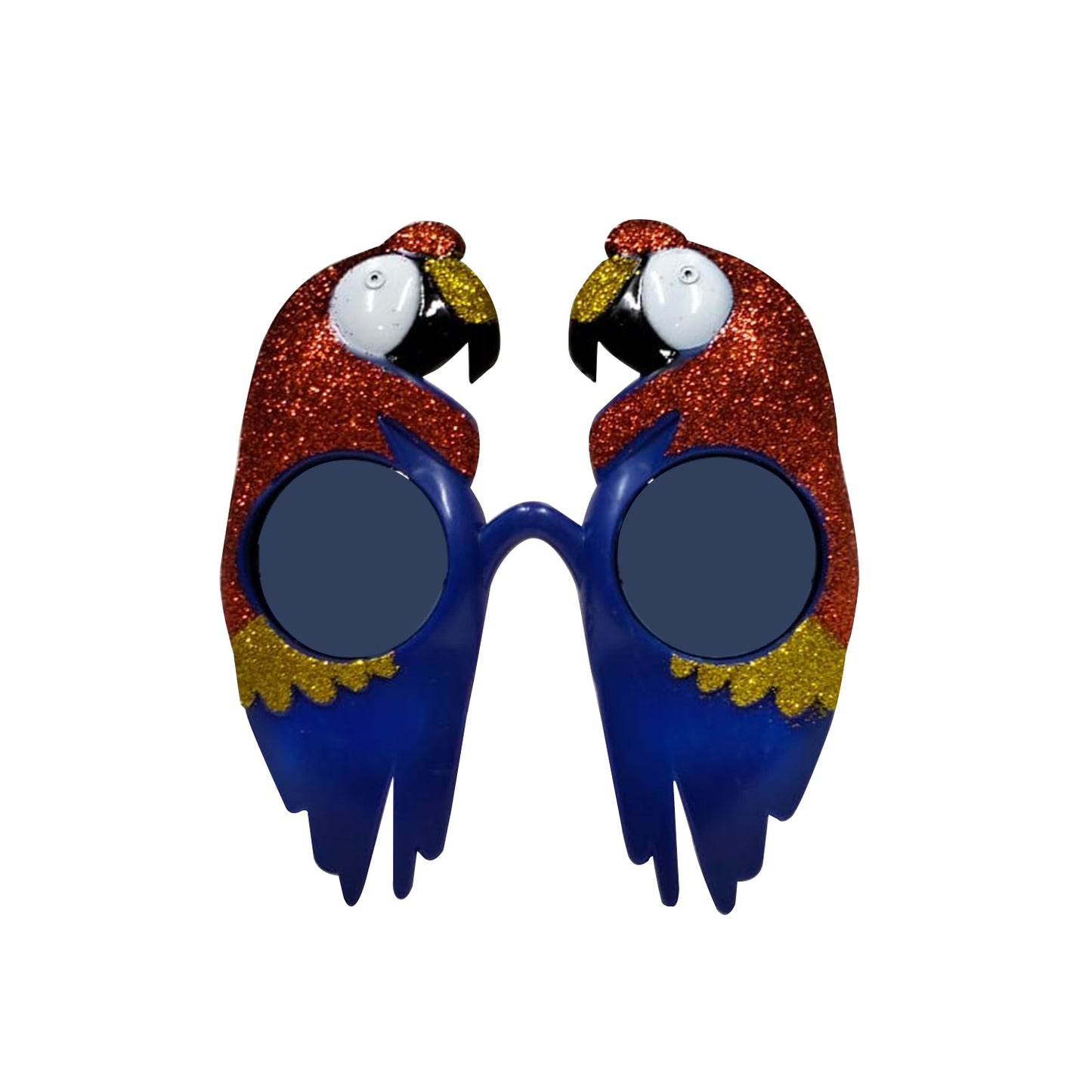 Blue Red Parrot Bird Sunglasses