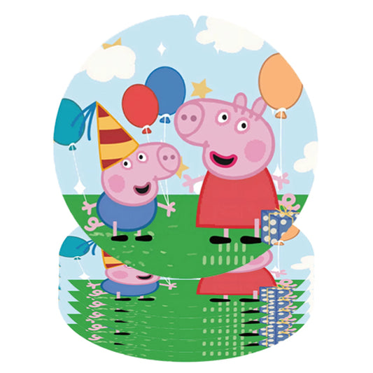 Peppa Pig Theme Paper Plates