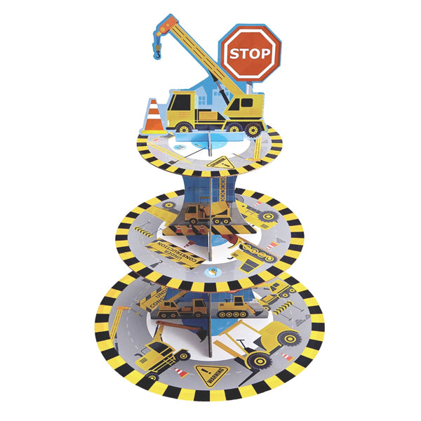 Construction Theme Cupcake Stand