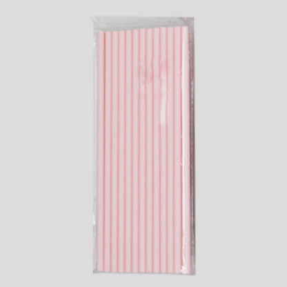 Pastel Pink Paper Straws